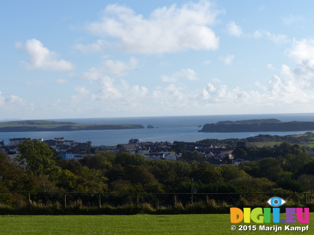 FZ020844 View from Meadow Farm campsite in Tenby